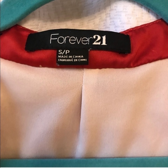 Forever 21 Red Cherry Blossom Floral Satin Kimono Size S - Picture 15 of 15